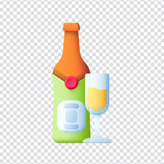 Champagne Bottle Icon