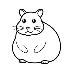 vector illustration of cartoon cat