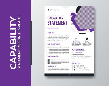 Professional Capability Statement Template
