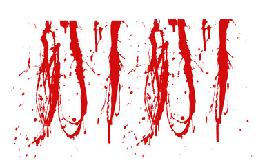  Blood spray and dripping effect for grunge and horror artwork