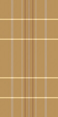 Romantic texture pattern textile, messy check vector plaid. Baby seamless tartan background fabric in orange and amber colors.