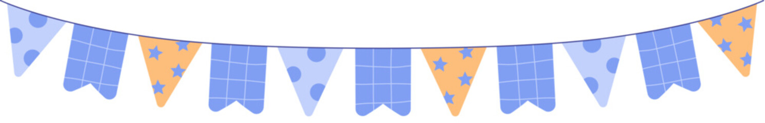 Colorful Bunting Flag