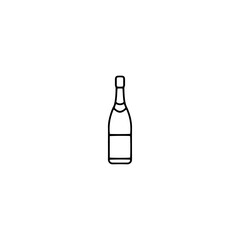 Bottle icon flat vector design.