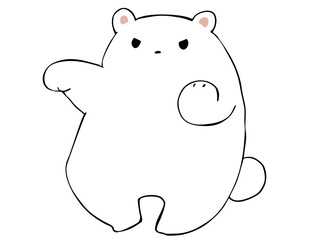 しろくま パンチ 