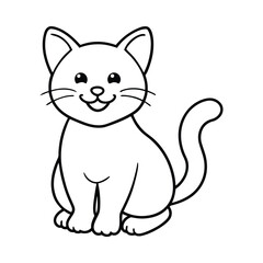 black cat cartoon