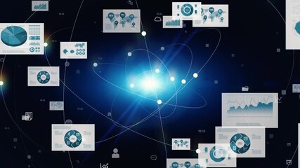 Cyberspace and digital technology concept - Powered by Adobe