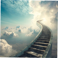 staircase looping in the sky with no end chasin