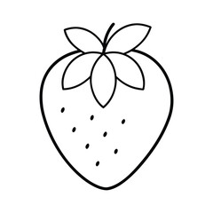 vector illustration of a strawberry