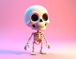 Cartoon Halloween Skeleton