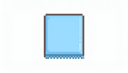 8-bit retro pixel style bath towel isolated on white background vintage bathroom accessory pixel art classic gaming inspired design illustration
