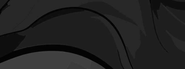 Dark Abstract Curved Vector Texture – Layered Black Wave Design with Moody Flow and Modern Depth for Creative Digital Projects. High-Resolution Dark Swirl Background. Abstract Curved Lines in Charcoal