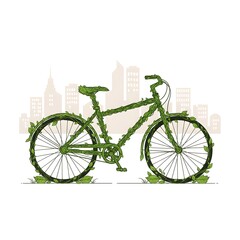 bicycle on the road