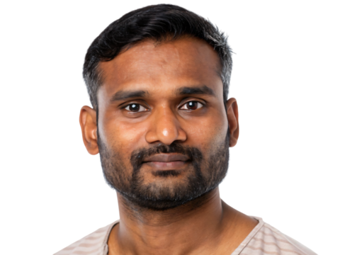 portrait of a young Indian man