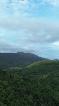 Coron island drone views featuring Mount Tapyas cross
