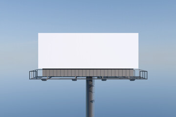 Obraz premium Billboard For Mockup With Sky Background