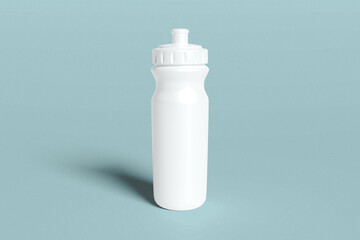 Tumbler For Mockup With Blue Background 