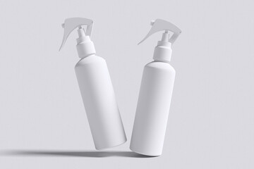 Spray Bottle For Mockup With White Background
