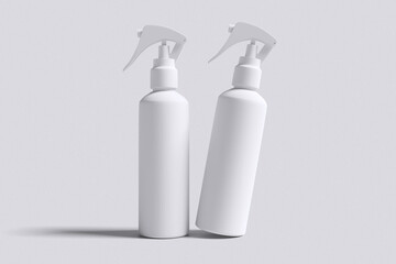 Spray Bottle For Mockup With White Background
