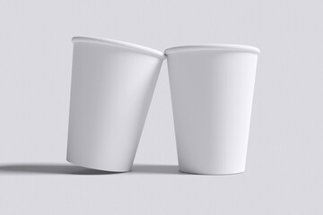 Coffee Cup For Mockup With White Background