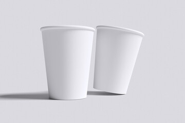Coffee Cup For Mockup With White Background