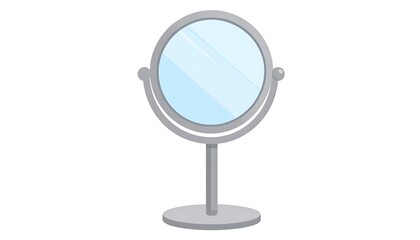 Fototapeta premium Simple hand-held vanity mirror