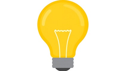 Simple lightbulb graphic