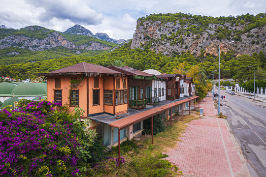 View to the touristic town Beldibi