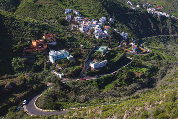 View to the village called Taganana