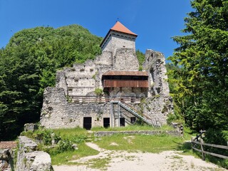 Burgruinen Kamen bei Begunje