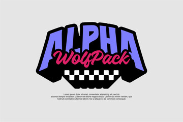 badge sticker retro style streetwear apparel fashion vector for printing	
