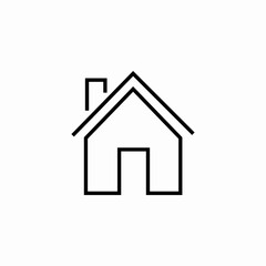 simple house home icon sign vector
