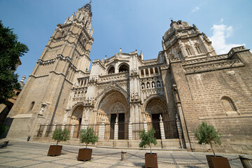 Obraz premium Cathedral of Toledo, Spain - Architectural Marvel