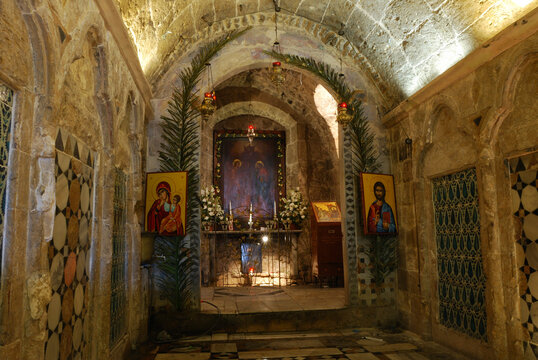 Iglesia ortodoxa griega de la Anunciaci&oacute;n en Nazaret, Israel