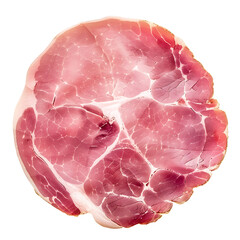 Thinly Sliced Cured Meat with Marbling