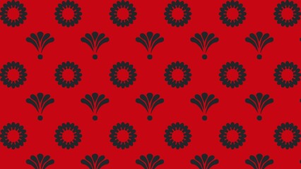 vector floral pattern design colored