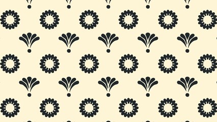 vector floral pattern design colored