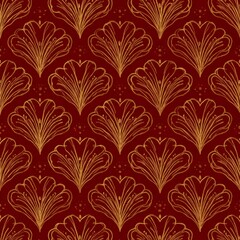 Ikat Seamless Pattern Design For Fabric