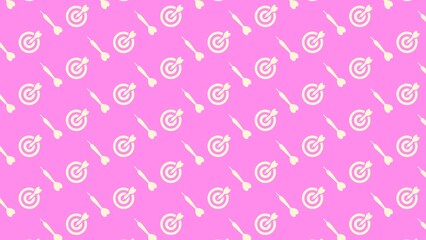 VECTOR SEAMLESS DART GAME PATTERN 