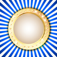 circus theme background featuring rich colorlful elements