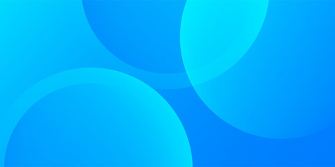 Abstract background blue with dynamic circle shape elements. Trendy and modern geometric gradient background.