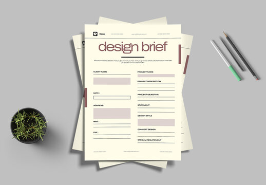 Design Brief Template
