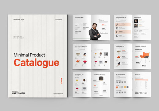 Product Catalogue Brochure Design Template