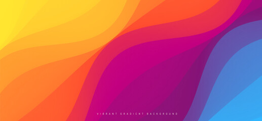 Abstract background with dynamic effect. Creative design poster with vibrant gradients. Vector illustration for advertising, marketing, presentation. Mobile screen.