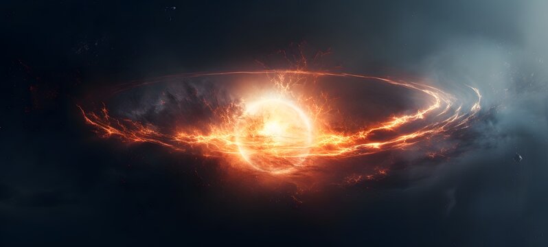 a light planetary circulation, Generative AI