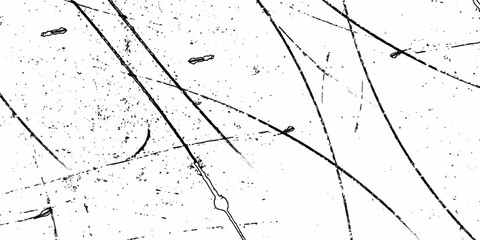 White and black sketch grunge backgrounds to create a distressed grain effect. rough urban texture vector. damaged crack and scratch dust wall texture. black splash on transparent background.