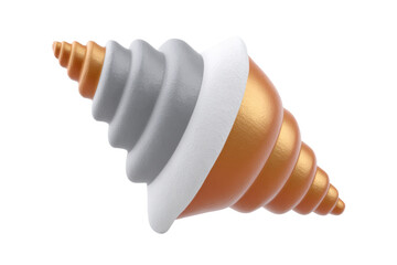 Collecting beautiful sea shells on the beach coastal nature scene. Isolated on transparent background, png.