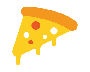 A cheesy pizza slice with pepperoni isolated on white background Ai Generated