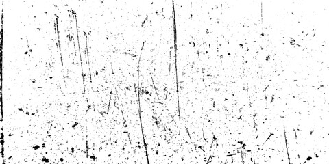 White and black sketch grunge backgrounds to create a distressed grain effect. rough urban texture vector. damaged crack and scratch dust wall texture. black splash on transparent background.