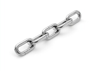 Obraz premium Stainless steel chain links