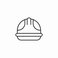 construction hard hat icon sign vector